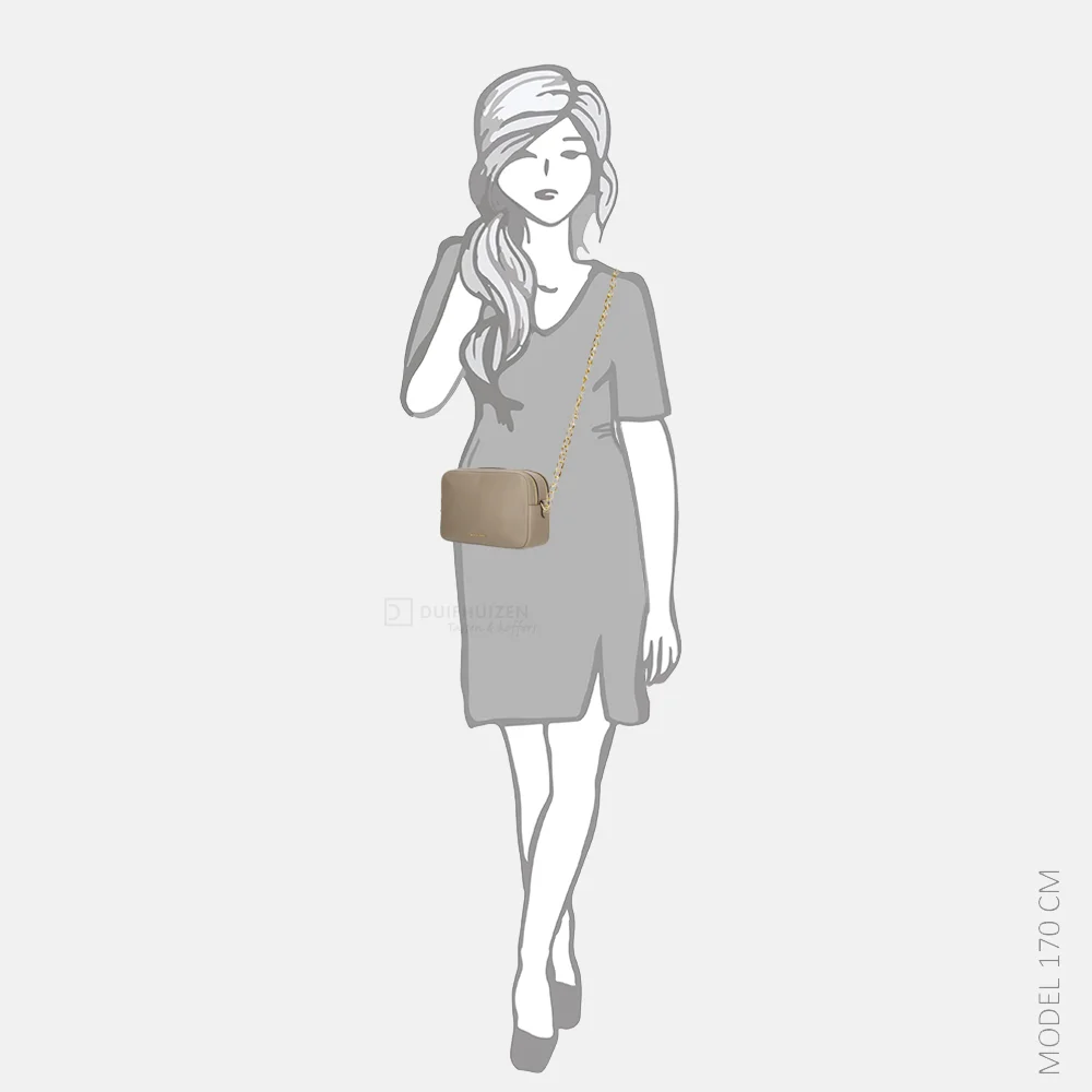 Michael Kors Bryant crossbody tas birch bij Duifhuizen