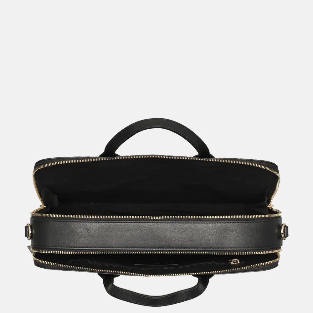 Tommy Hilfiger Icon mono laptoptas 15 inch black bij Duifhuizen