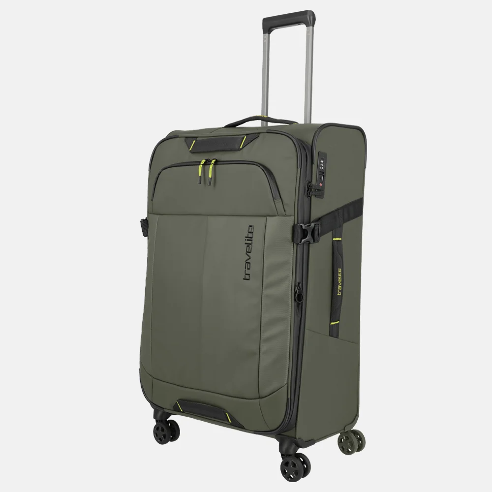 Travelite Briize koffer 78 cm L expendable khaki bij Duifhuizen