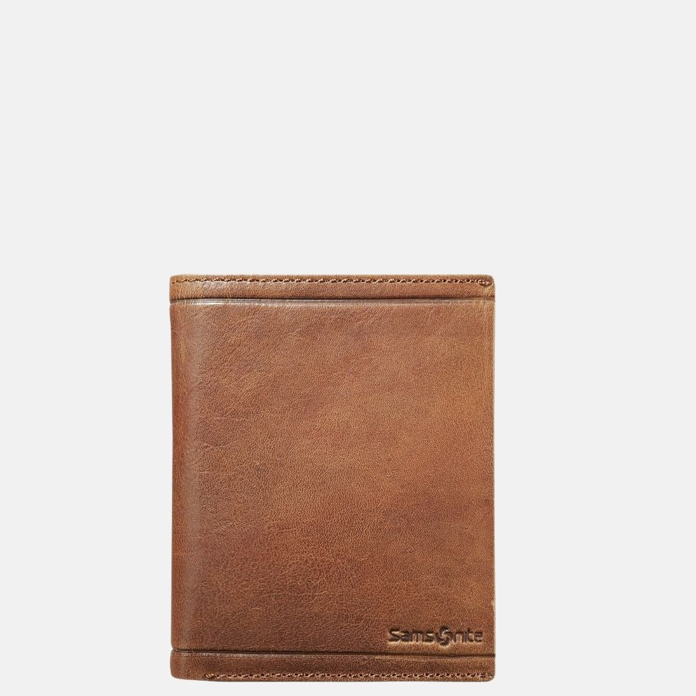 Samsonite Slant billfold tan bij Duifhuizen