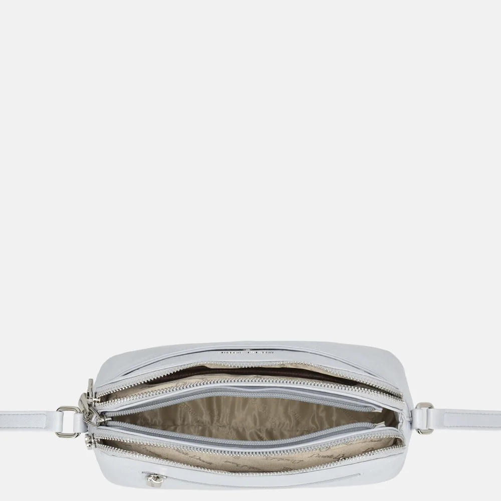 Daniele Donati crossbody tas croco lichtblauw bij Duifhuizen