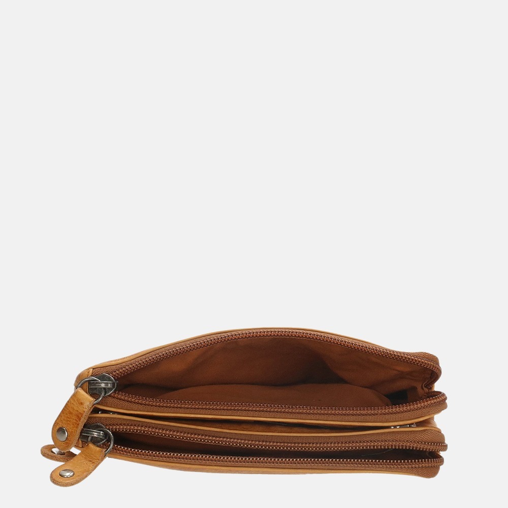 Old West Paint Rock portemonnee oker bij Duifhuizen