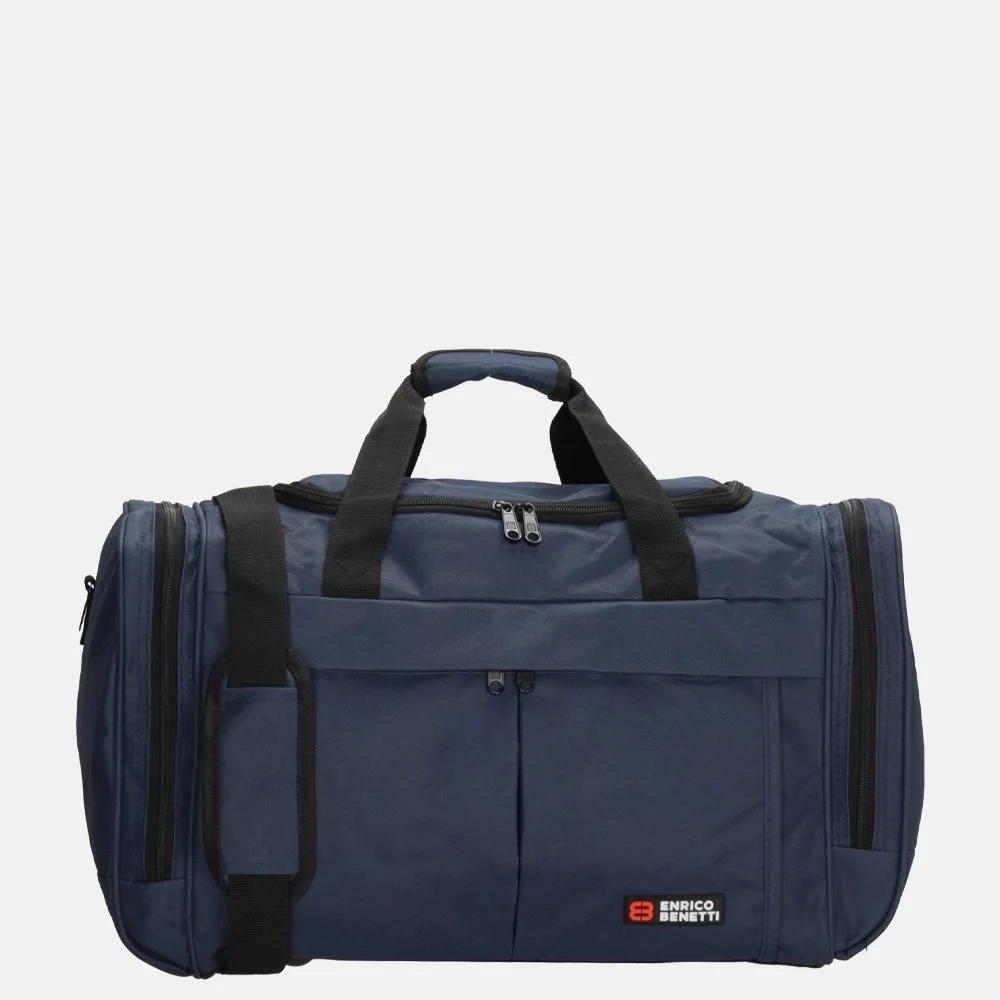 Enrico Benetti Amsterdam weekendtas blauw bij Duifhuizen