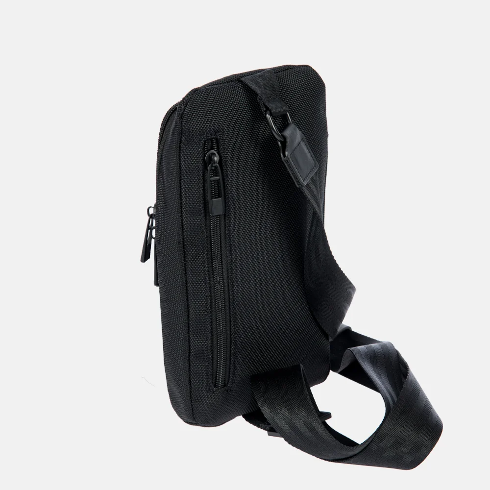 Porsche Design Nylon Evo Crossbody Bag schoudertas black bij Duifhuizen