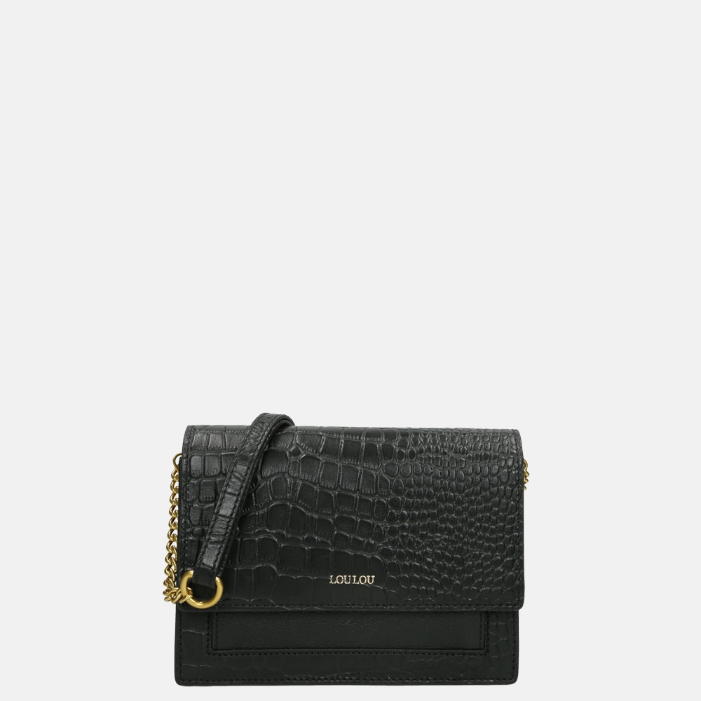 Loulou Essentiels Ally crossbody tas black