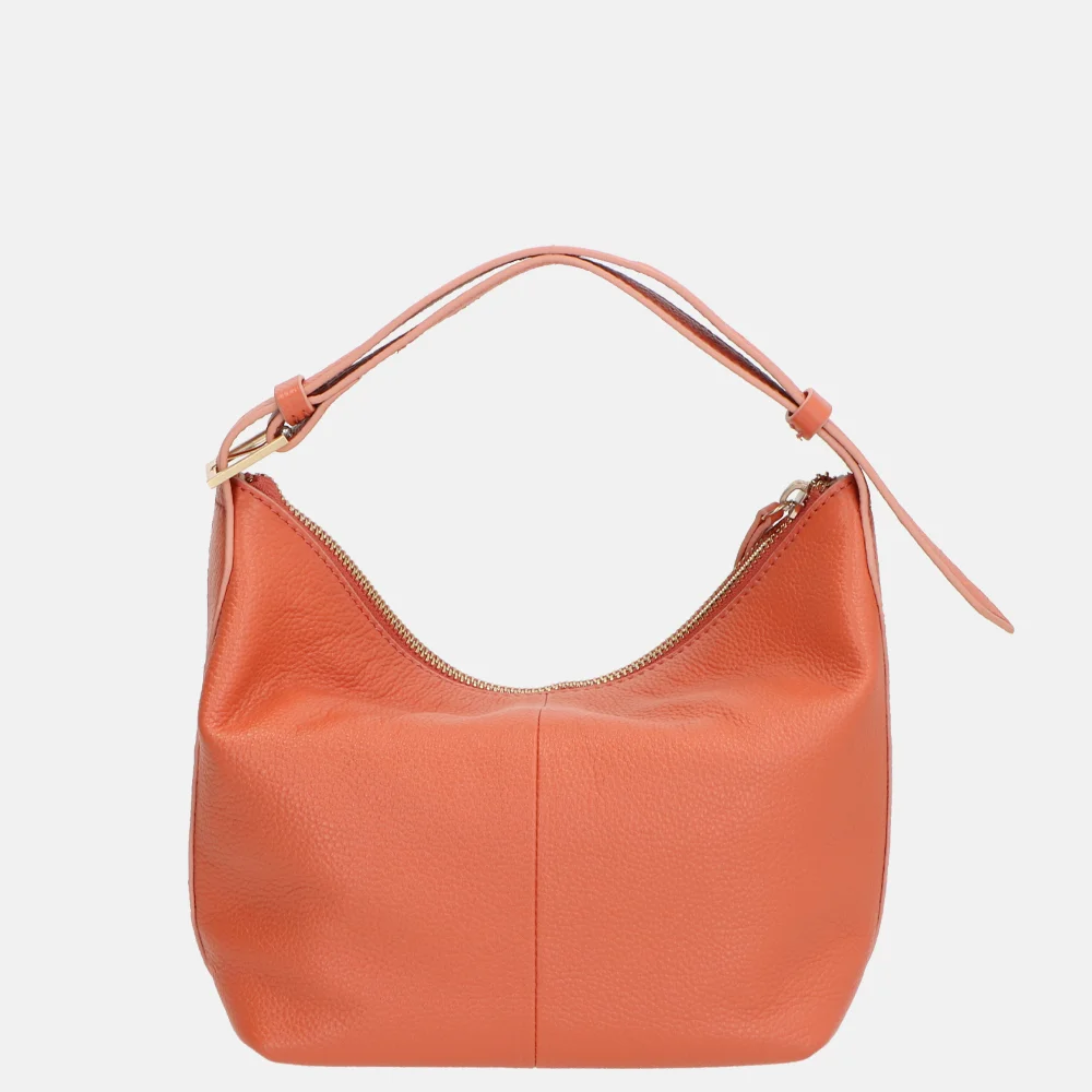 Loulou Essentiels Marie handtas apricot bij Duifhuizen