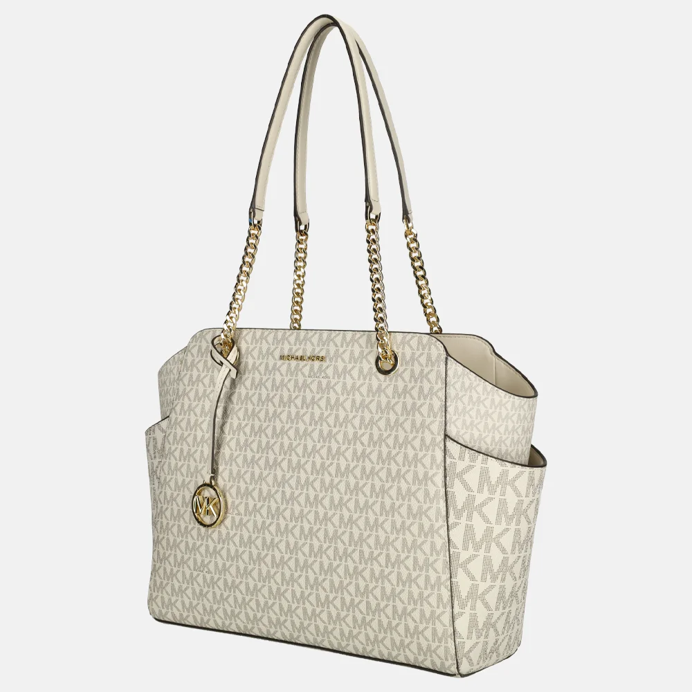 Michael Kors Jacquelyn shopper vanille/cream bij Duifhuizen