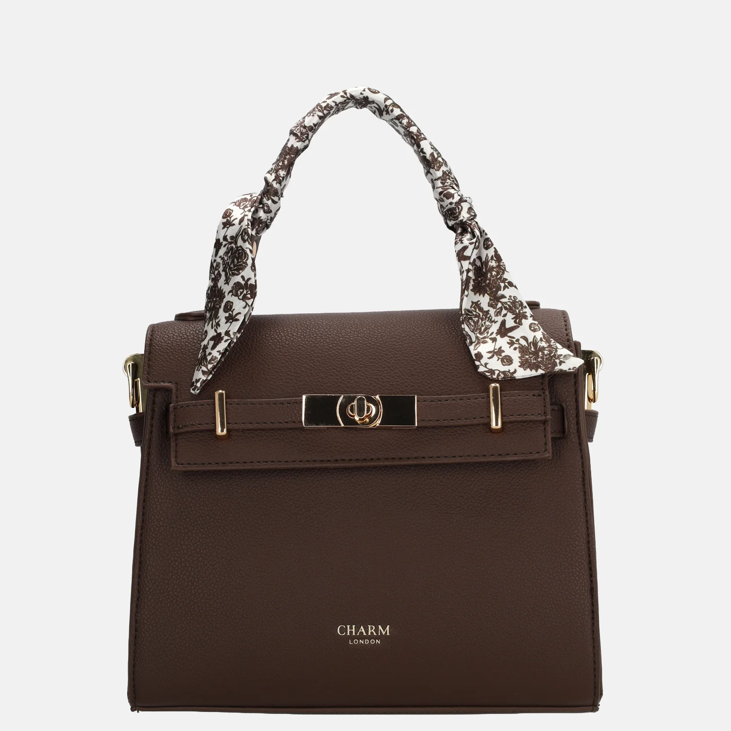 Charm London The Hamptons handtas S donkerbruin bij Duifhuizen