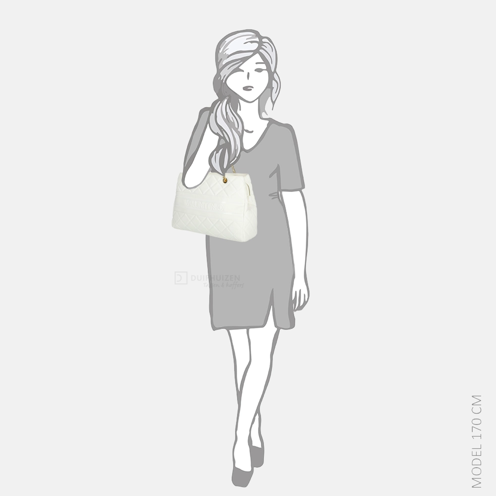 Valentino Bags ADA shopper bianco bij Duifhuizen