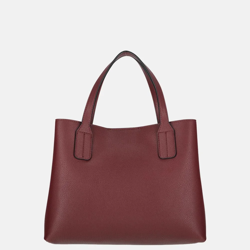 Tommy Hilfiger Icon handtas velvet maroon bij Duifhuizen