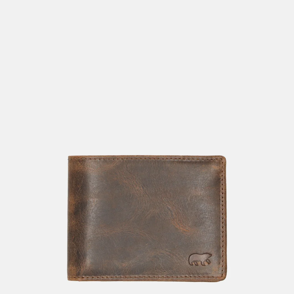 Bear Design Vegas billfold S bruin bij Duifhuizen