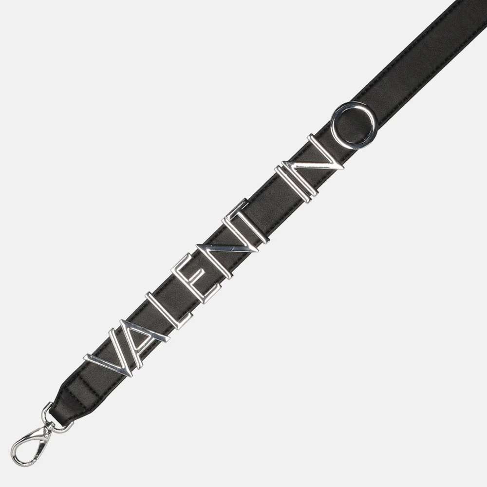 Valentino Bags Alexia schouderband nero/argento