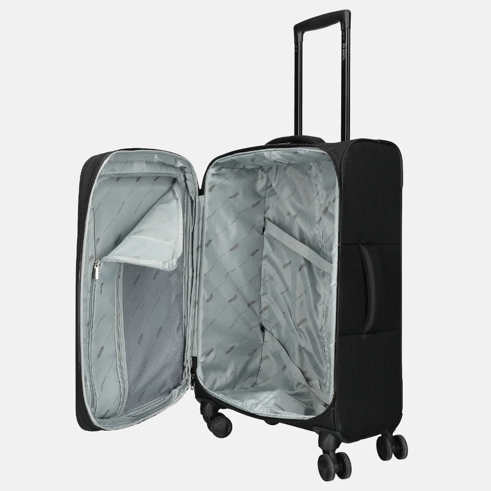 Enrico Benetti Oakville reiskoffer 65 cm zwart bij Duifhuizen