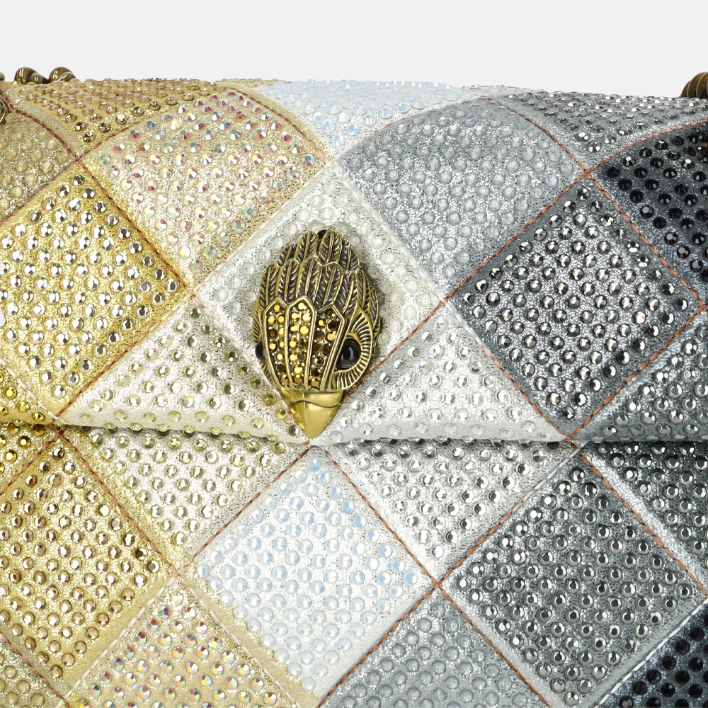 Kurt Geiger Kensington schoudertas metal comb bij Duifhuizen