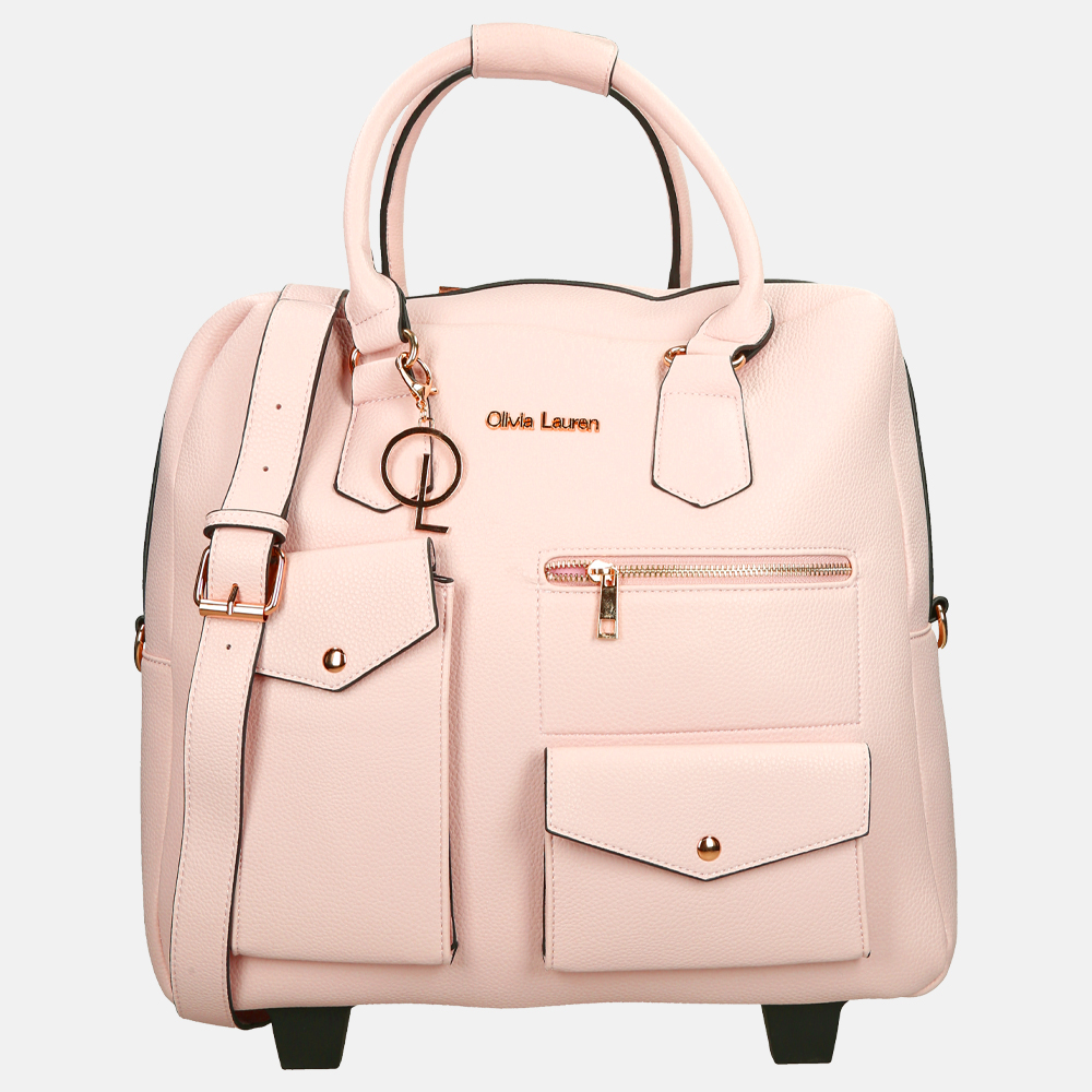Tassen Trolley Laptop Dames Olivia Lauren Dames Business Trolley 17