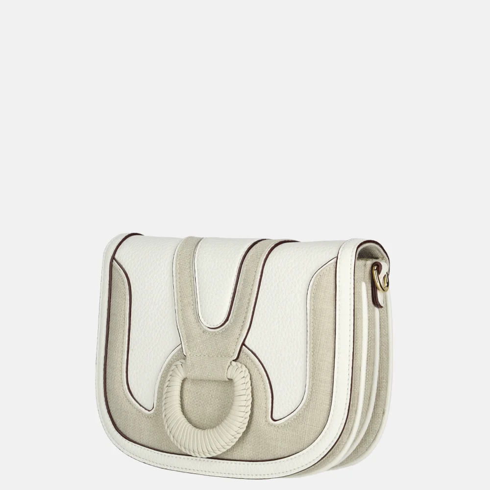 Laurent David crossbody tas white bij Duifhuizen