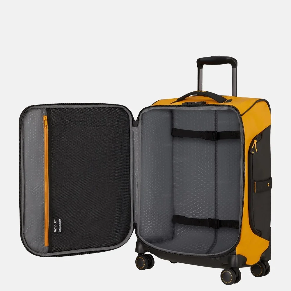 Samsonite Ecodiver handbagage koffer 55 cm TSA yellow bij Duifhuizen