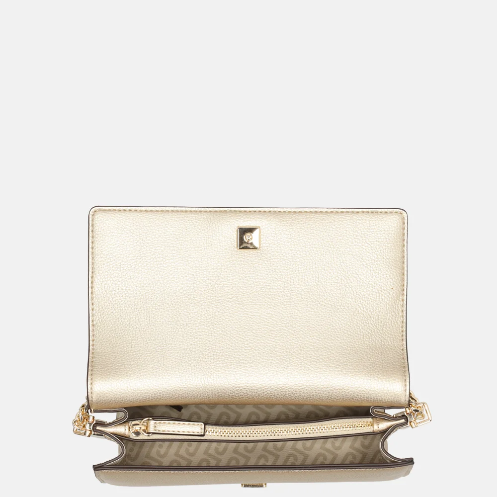 Liu Jo Manhattan crossbody tas S light gold bij Duifhuizen