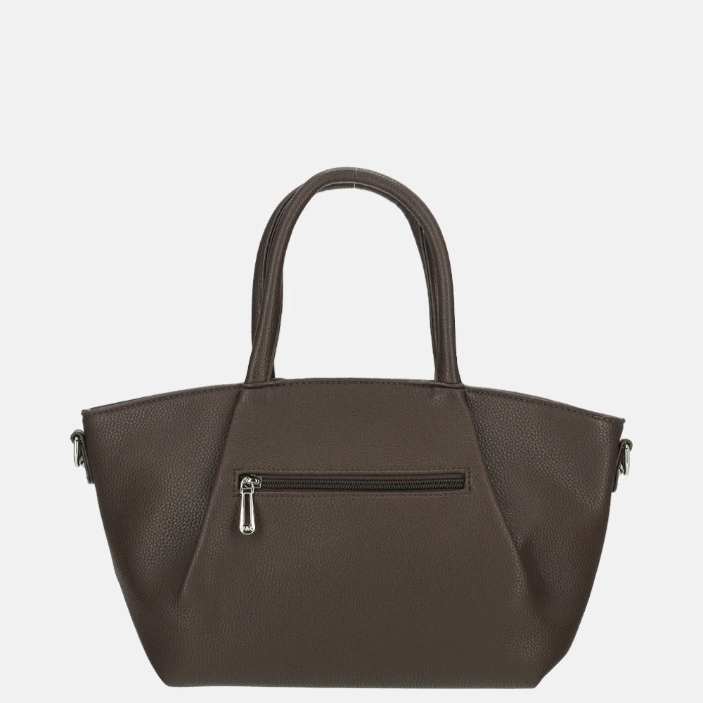 Flora & Co handtas chocolat bij Duifhuizen