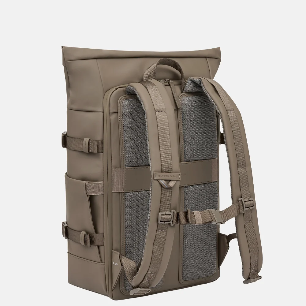 Kapten & Son Helsinki PRO rugzak 15 inch walnut bij Duifhuizen