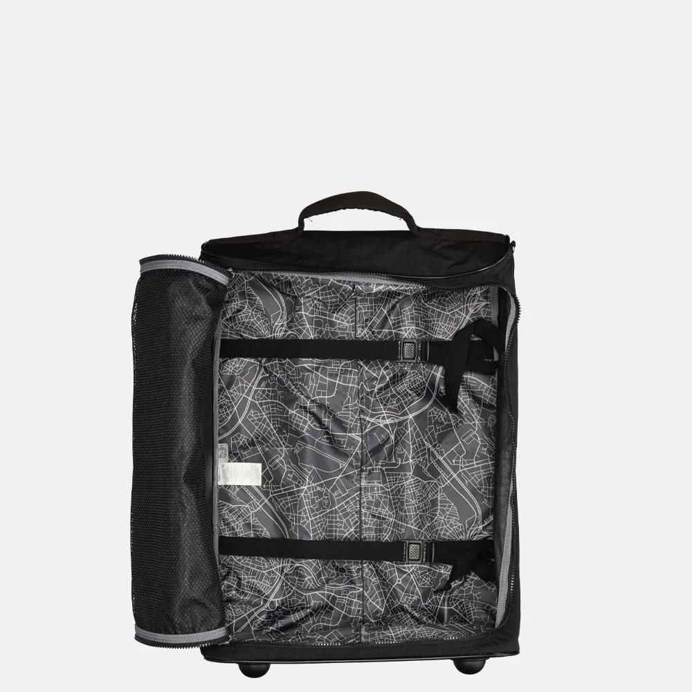 Kipling Teagan reistas 55 cm black noir  bij Duifhuizen