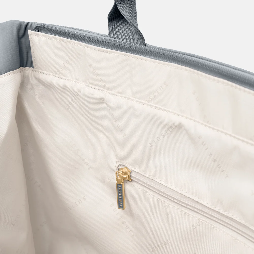 SUITSUIT Fusion Daily Puffer shopper frosted grey bij Duifhuizen