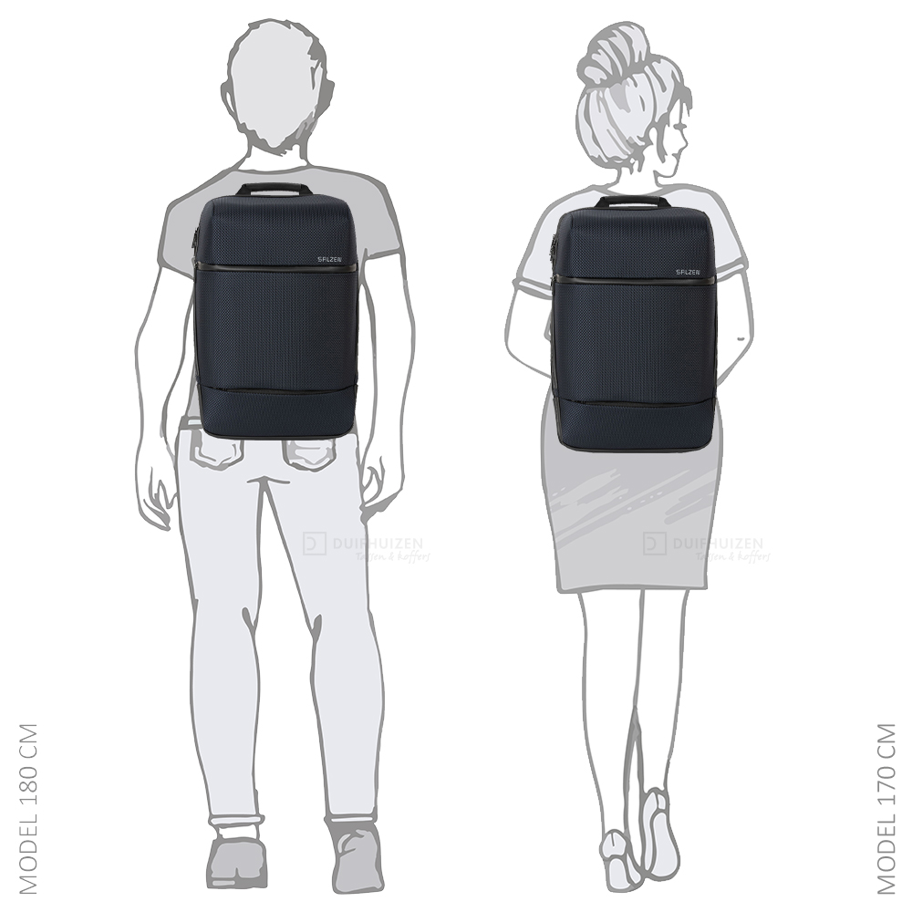 Salzen Sharp Business rugzak 15.6 inch knight blue bij Duifhuizen