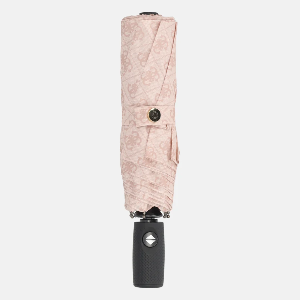 Guess opvouwparaplu rose logo bij Duifhuizen