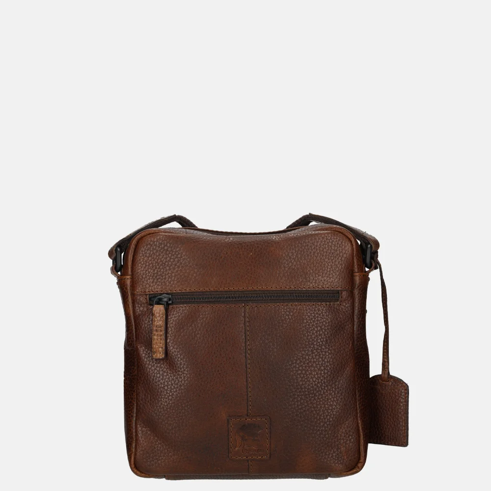 Pylos Sarda crossbody tas brandy bij Duifhuizen