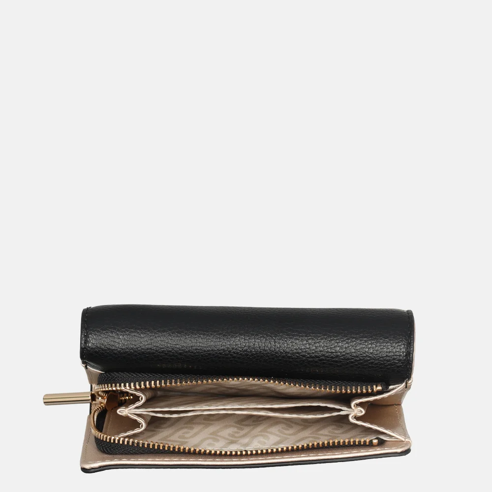 Liu Jo Caliwen overslagportemonnee trifold M nero bij Duifhuizen