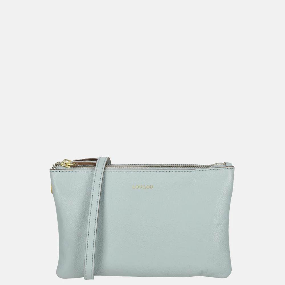 Loulou Essentiels Camille crossbody tas blue aura