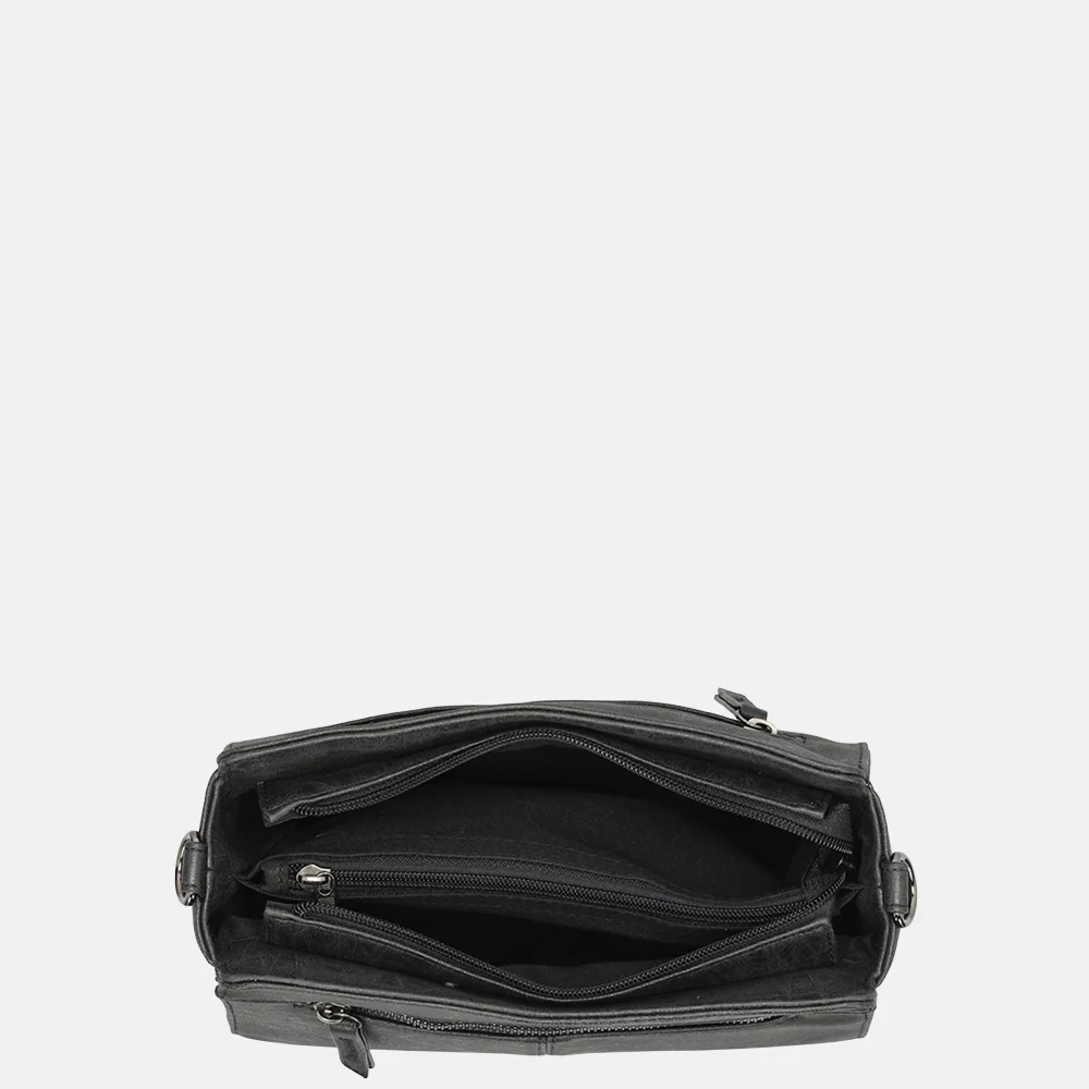 Enrico Benetti Stacey crossbody tas zwart bij Duifhuizen