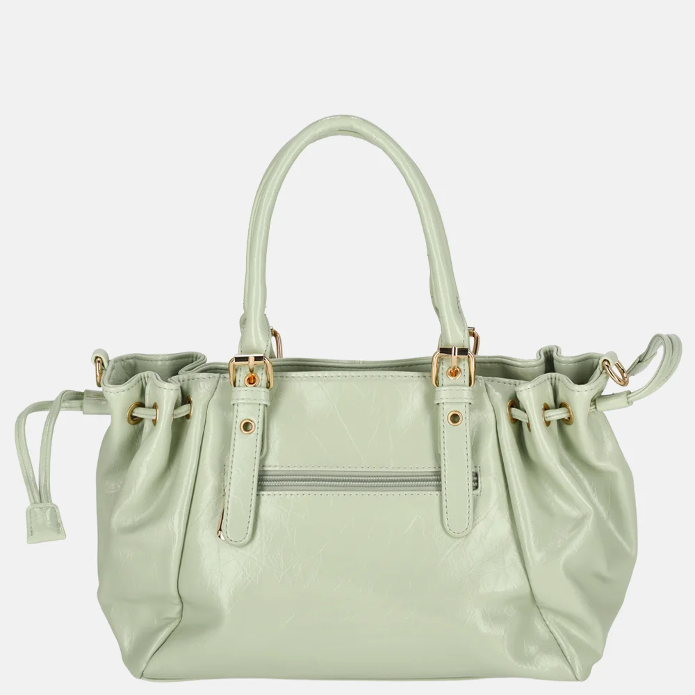 Flora & Co handtas lak vert clair bij Duifhuizen