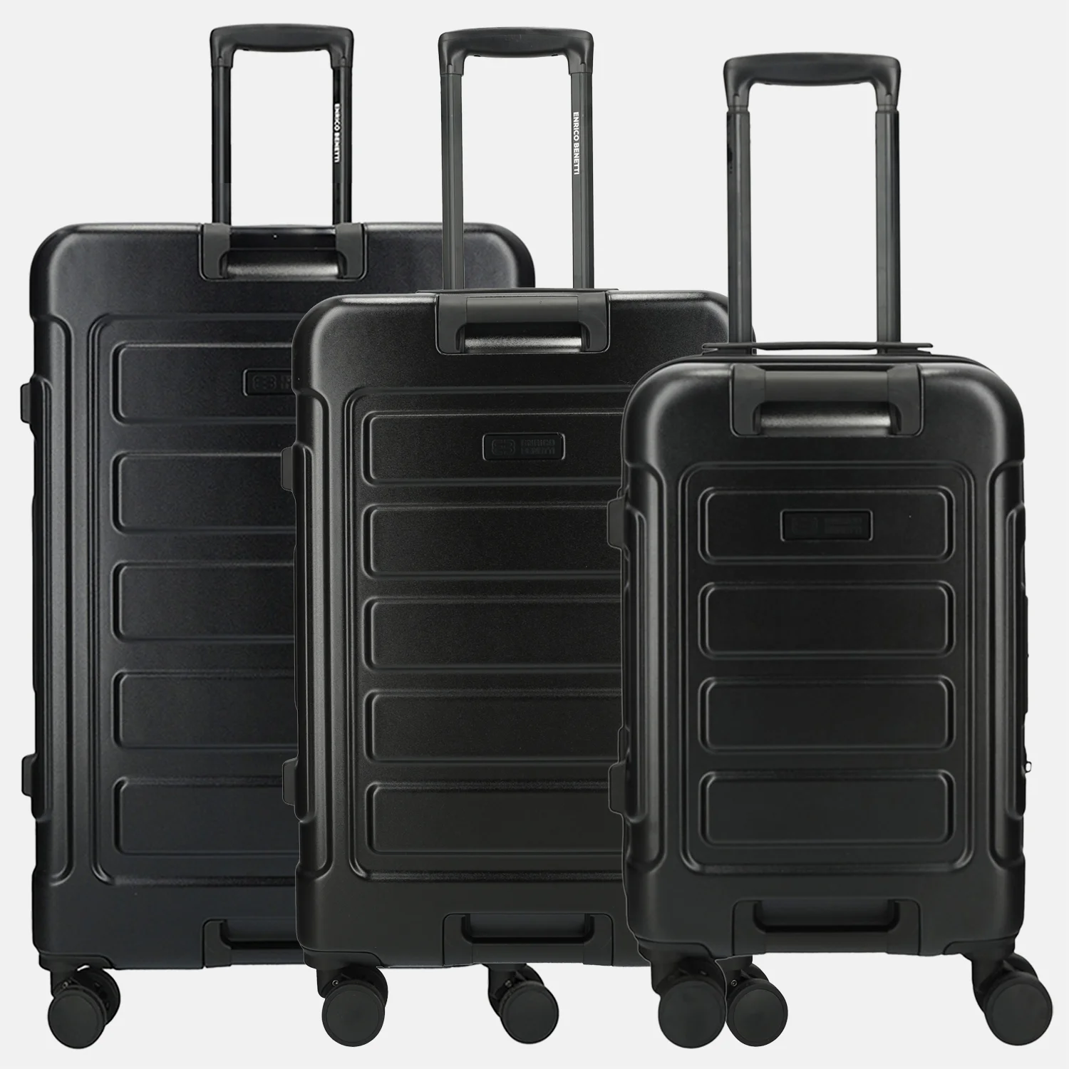 Enrico Benetti Aspen 3-delig kofferset 76 cm black