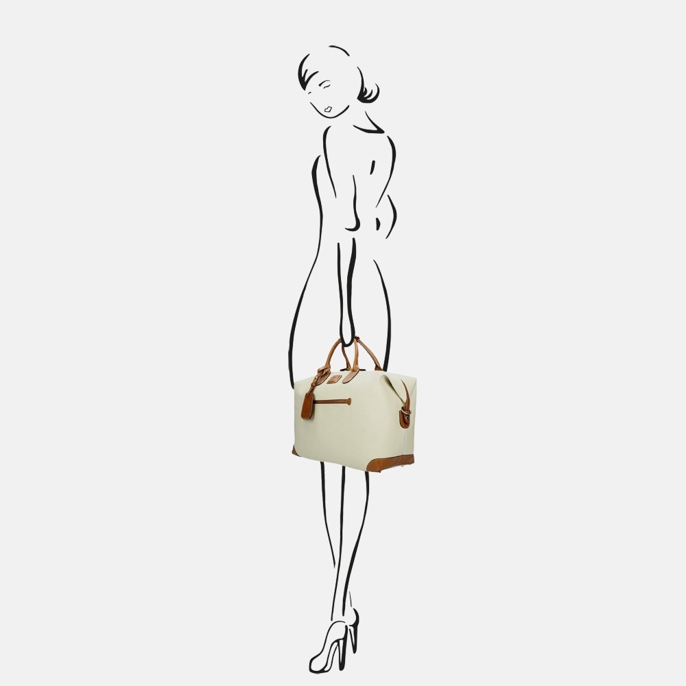 Bric's Firenze weekendtas S cream bij Duifhuizen