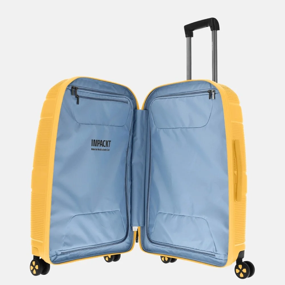 Impackt Spinner koffer 65 cm sunset yellow bij Duifhuizen