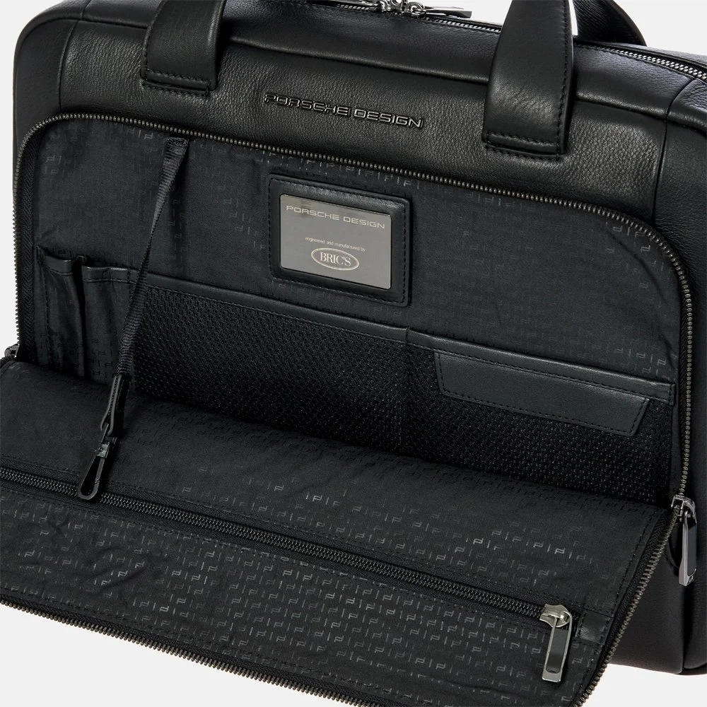 Porsche Design Roadster laptoptas S 15 inch black bij Duifhuizen