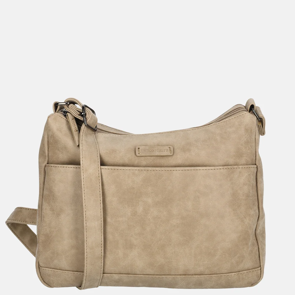 Enrico Benetti Noumea crossbody tas middentaupe