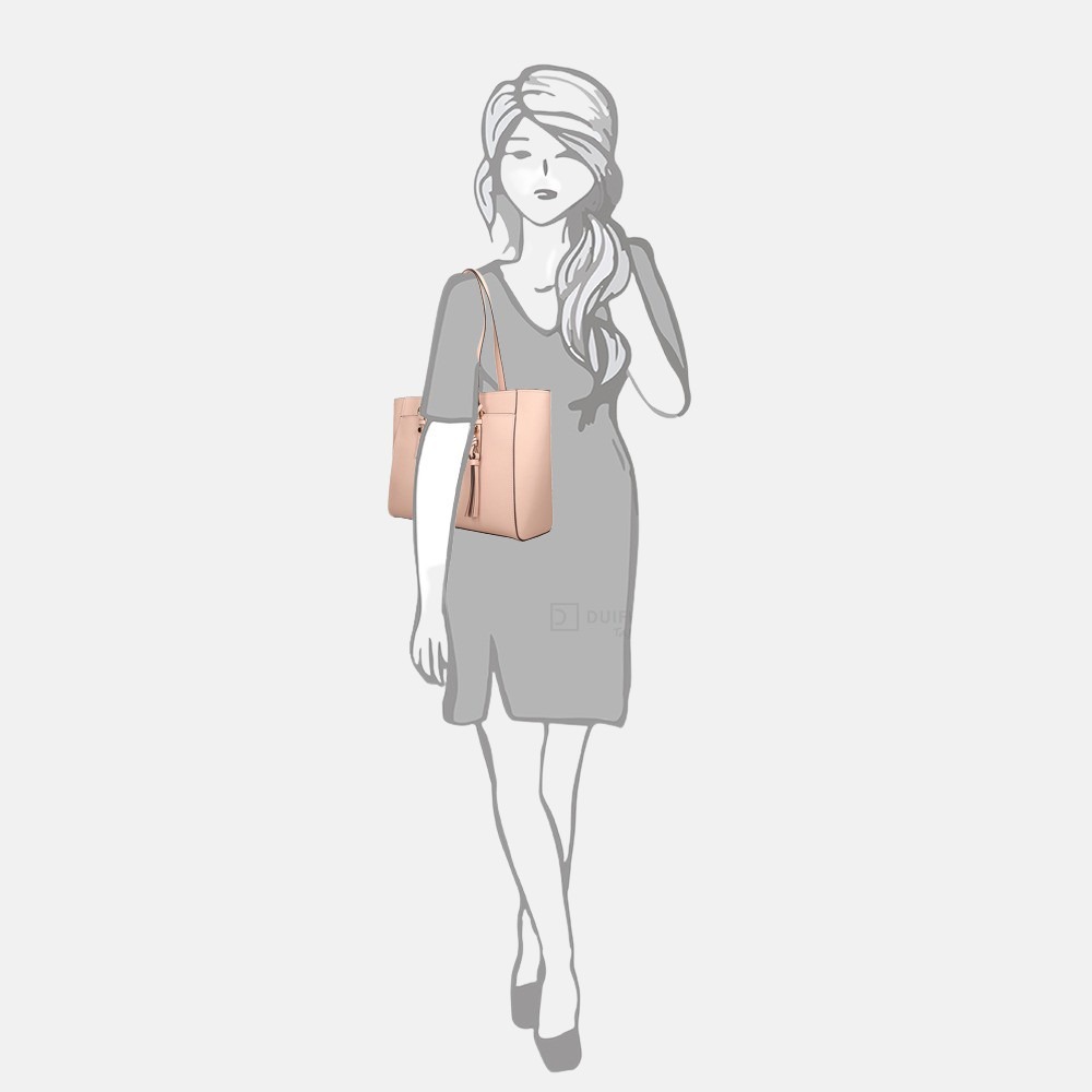 Michael Kors Sullivan shopper L soft pink bij Duifhuizen