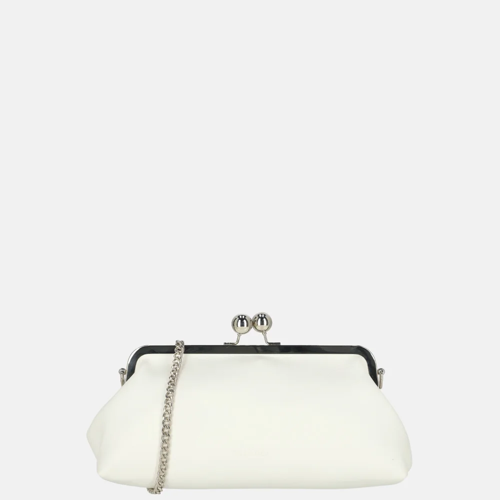 Bulaggi frame baguette clutch white