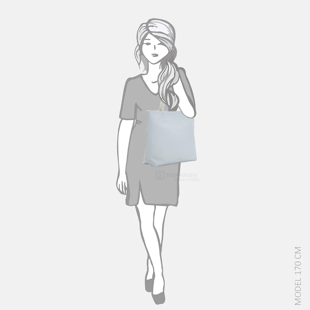 Emily & Noah Eva shopper light blue bij Duifhuizen