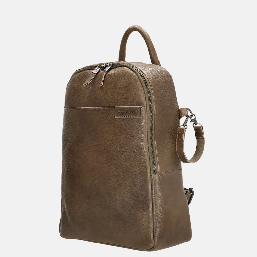 Micmacbags Côte d' Azur luiertas/rugzak dark taupe bij Duifhuizen