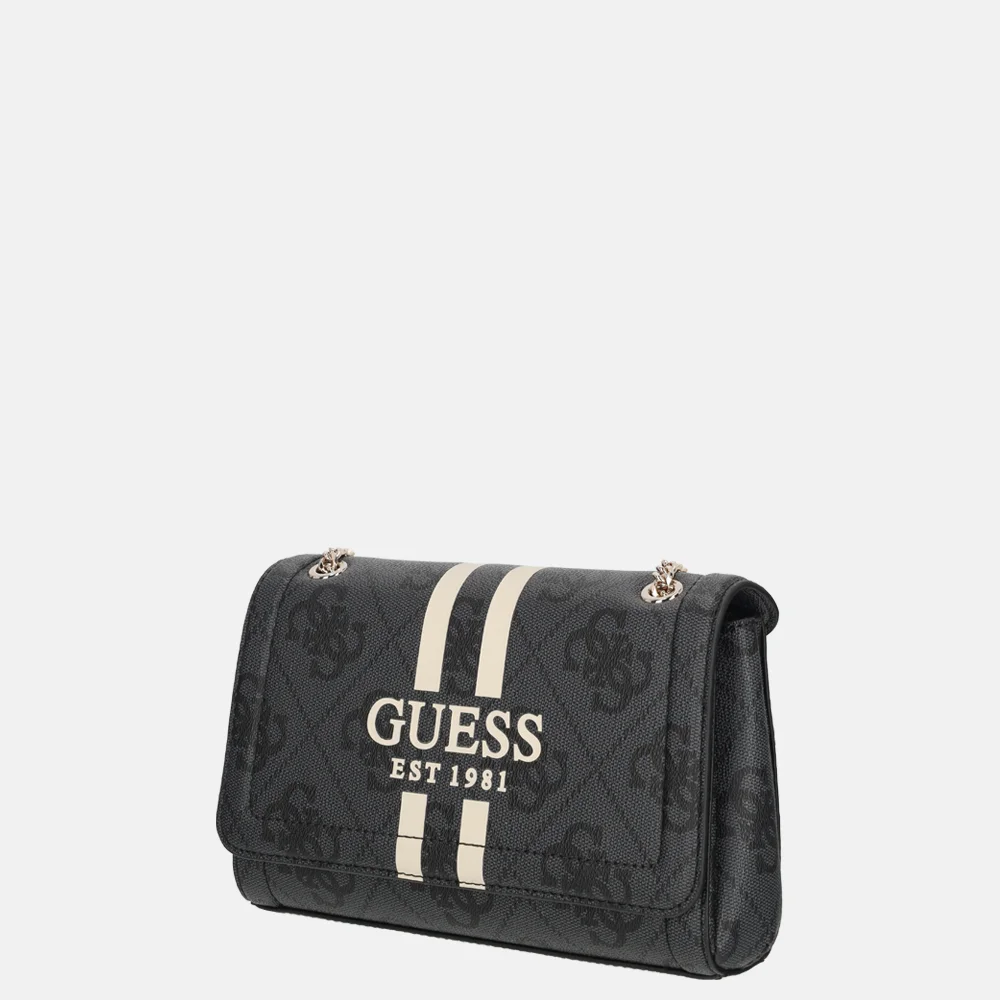 Guess Noelle II crossbody tas coal logo 023746-Zwart