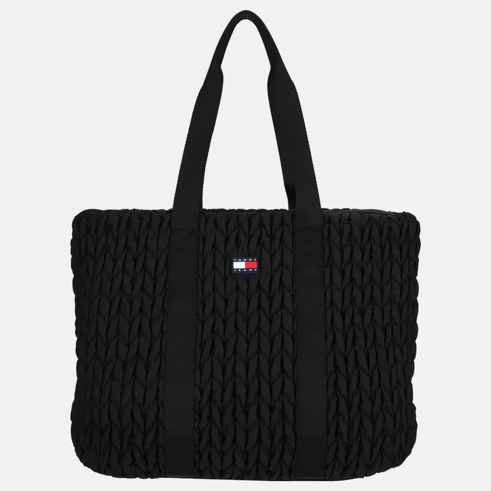 Tommy Hilfiger Urban Quilted shopper black | 023675-Zwart