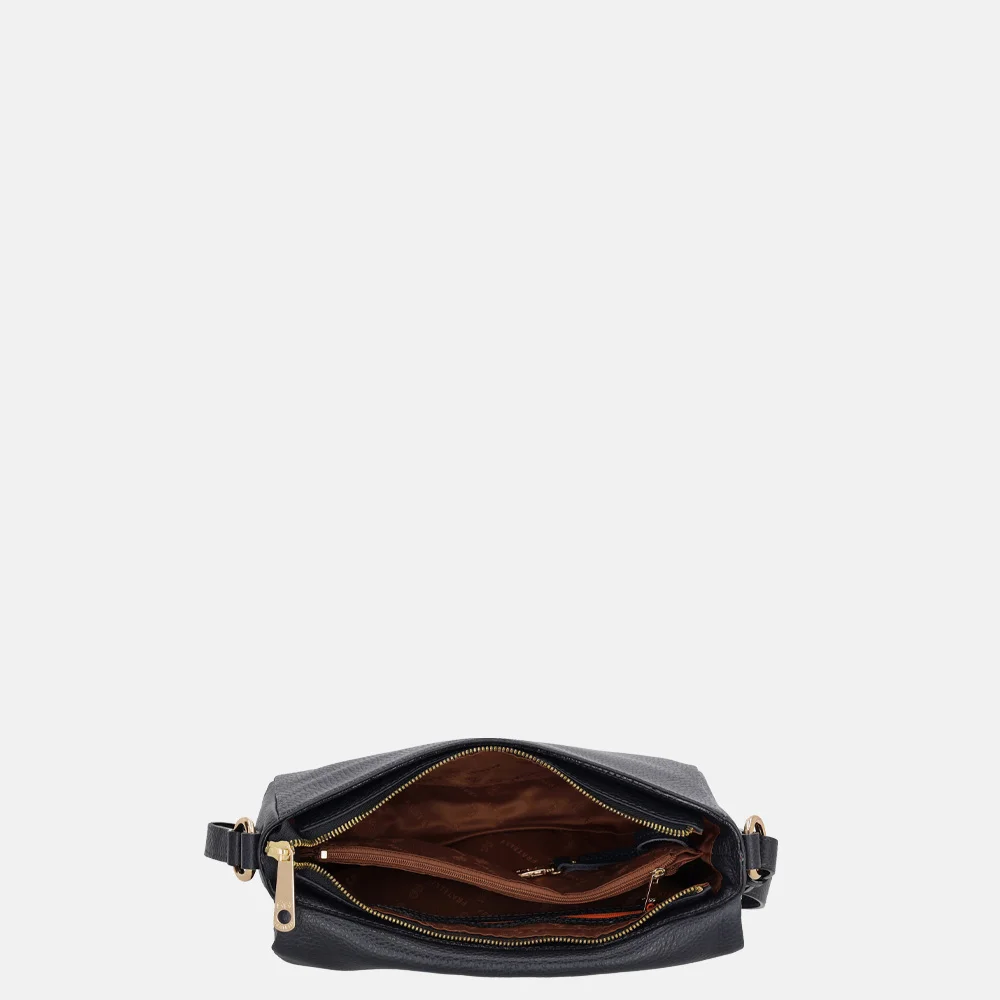 Gigi Fratelli schoudertas navy  bij Duifhuizen