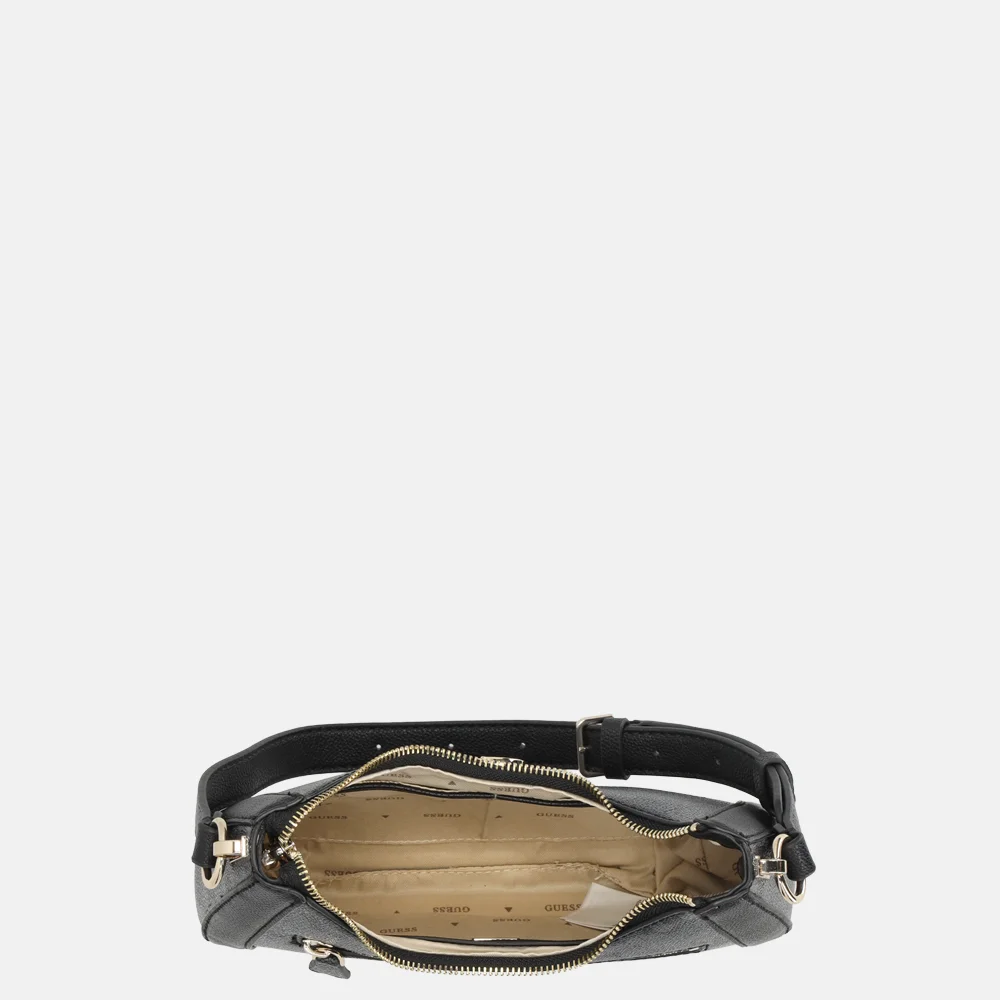 Guess Karnilla schoudertas coal Logo bij Duifhuizen