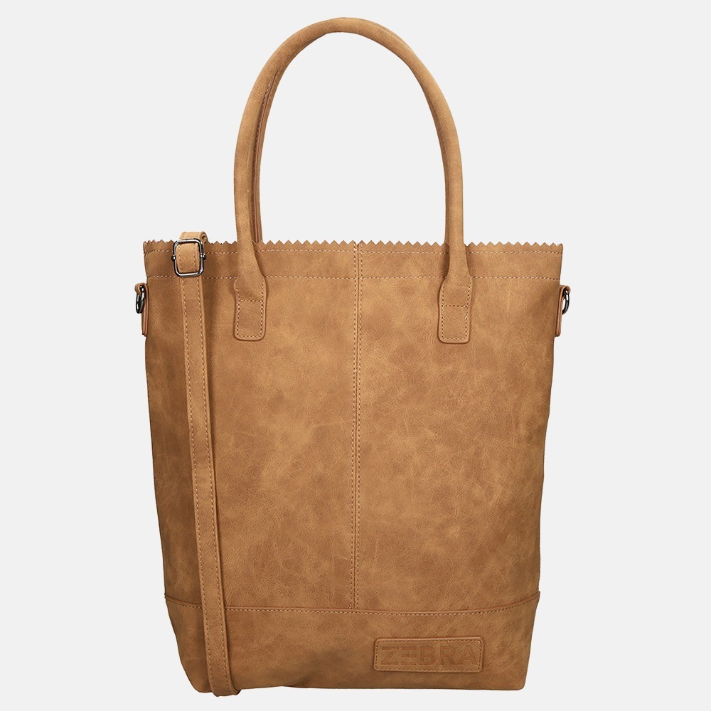 Zebra Trends shopper camel