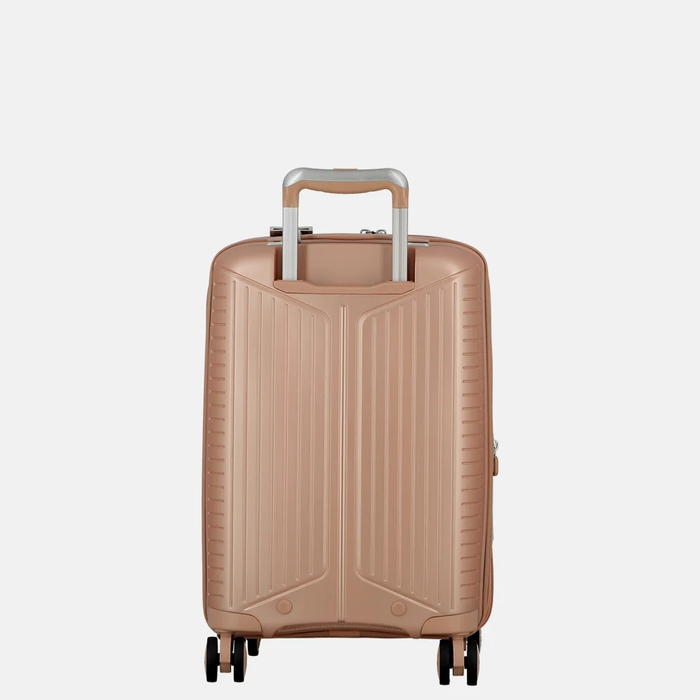 Jump Evae handbagage koffer 55 cm expandable rosepale bij Duifhuizen