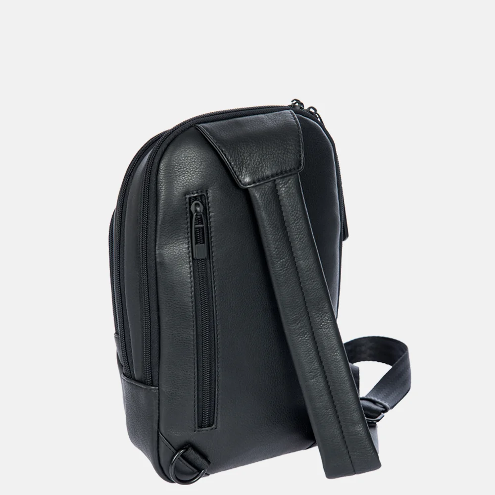 Porsche Design Leather Evo sling bag/crossbody tas black bij Duifhuizen