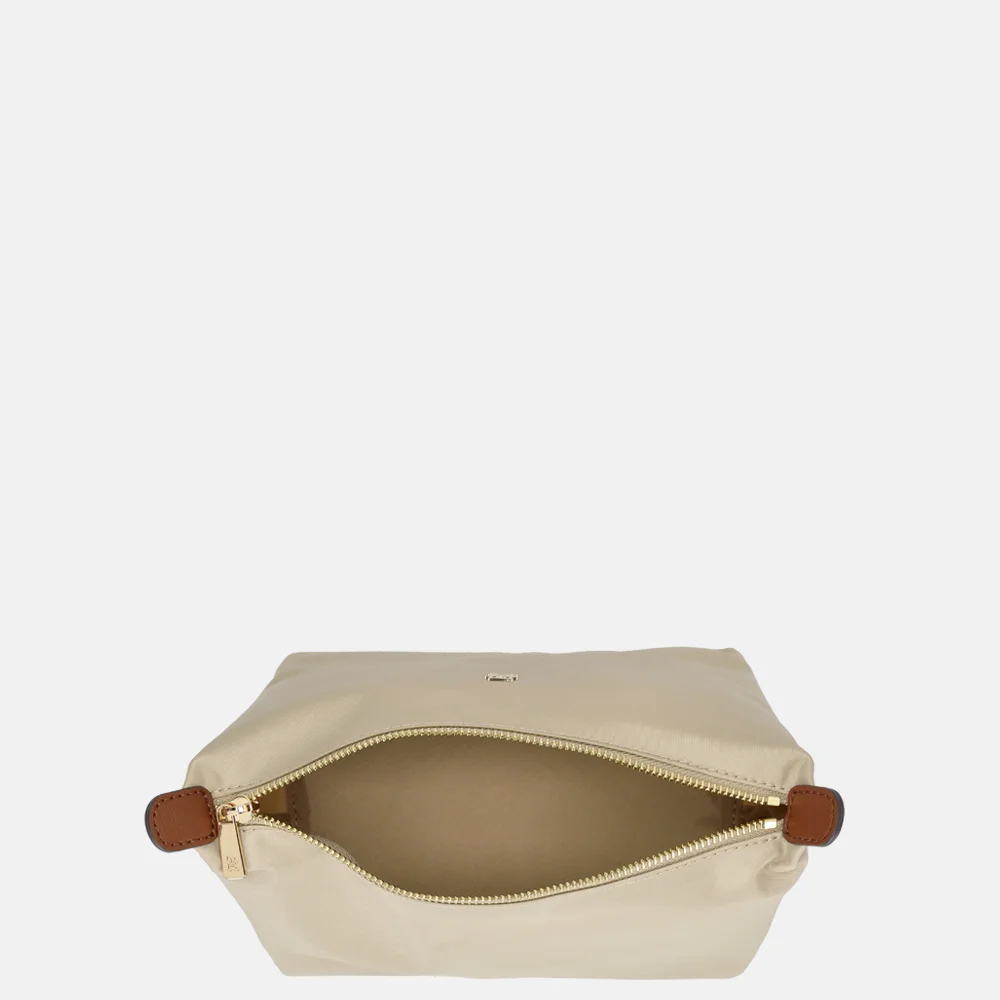 Tommy Hilfiger Icon nylon toilettas Sandalwood bij Duifhuizen